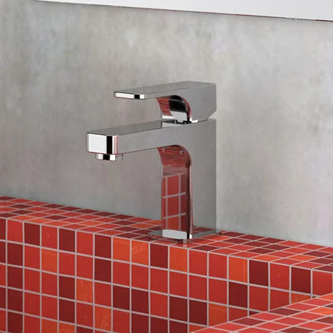 Смеситель для раковины Cisal Cubic хром CU00051121 (детальная фотография), для раковины