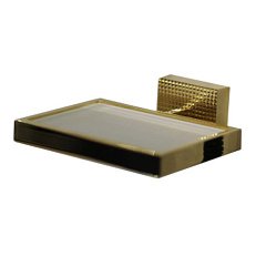 Мыльница Cezares Prizma золото 24 карат