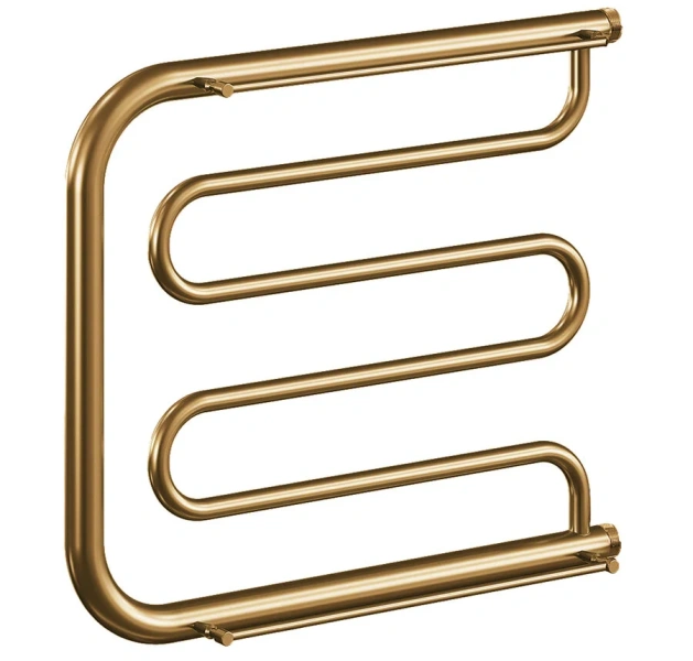 Полотенцесушитель водяной Ника Econ 60x70 см змеевик ПМ 60/70 бронза (детальная фотография)