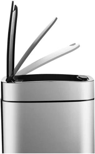 Мусорное ведро WeltWasser WW ME 1000000087 12 л сенсорное (детальная фотография), матовый хром, золото