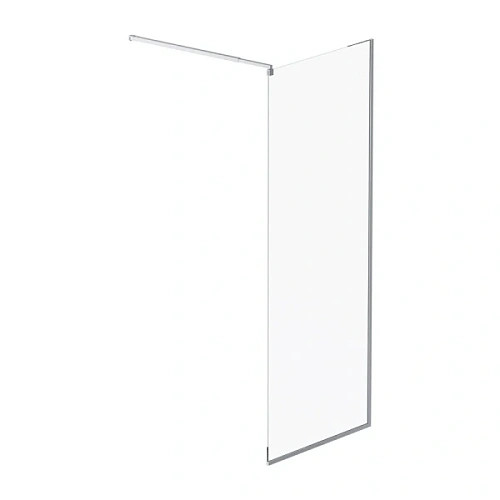 Душевая перегородка Am.Pm Func 80 см профиль хром - фото 1