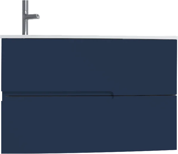 Тумба под раковину подвесная Jacob Delafon Nona 80 см темно-синяя, глянцевая EB1888RU-G98 (детальная фотография)