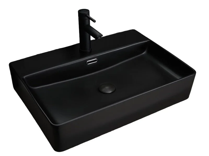 Раковина GID Geometrico Bm9256 60 см черная 53375 (детальная фотография)