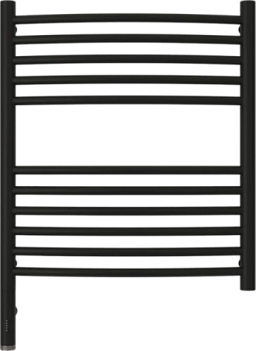 Полотенцесушитель электрический Сунержа Богема 3.0 50х60 см левый, черный матовый - фото 3