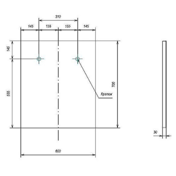Схема (детальная фотография), полотно