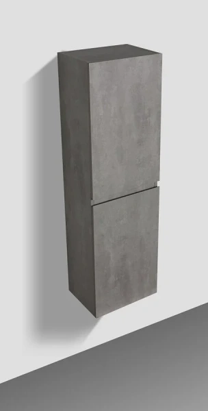 Шкаф-пенал подвесной Belbagno Luce 40 см stucco cemento LUCE-1350-2A-SC-SCM (детальная фотография), 40 см