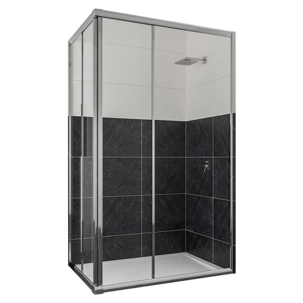 Душевой уголок, стекло прозрачное, RGW Classic 04094290-11 (детальная фотография)