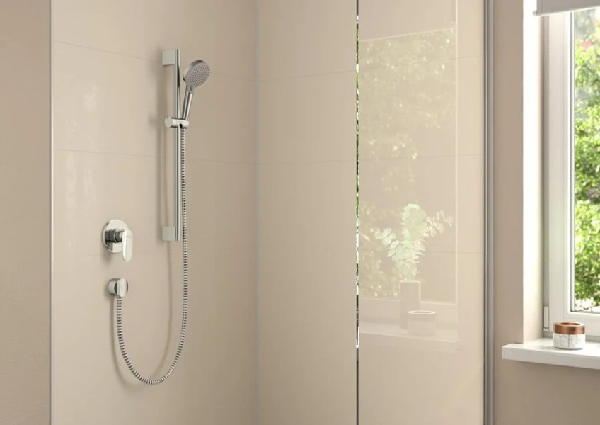 Смеситель для душа Hansgrohe Vernis Blend хром, однорычажный 71649000 (детальная фотография), современные, hi-tech