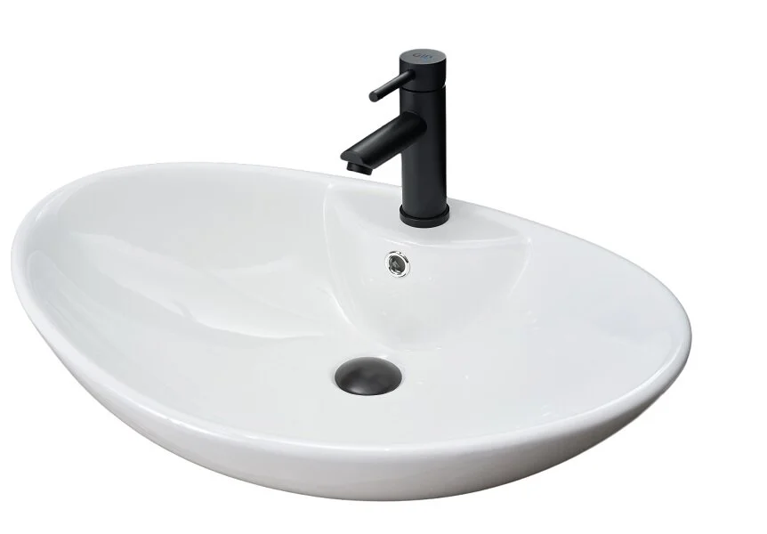 Раковина GID Lago N9004 65 см белая 51205 (детальная фотография)