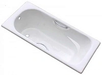 Ванна чугунная Goldman Donni 170 х 75 см, с ножками, белая, DN17075