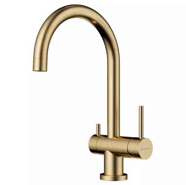 Смеситель для питьевой воды Omoikiri Yamada AB античная латунь 4994264 (детальная фотография)