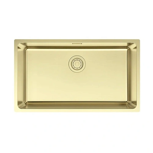 Мойка для кухни Paulmark Yuni 76 см светлое золото - фото 2