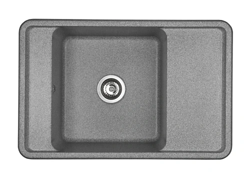 Мойка для кухни Акватон Беллис 78 см серая - фото 4