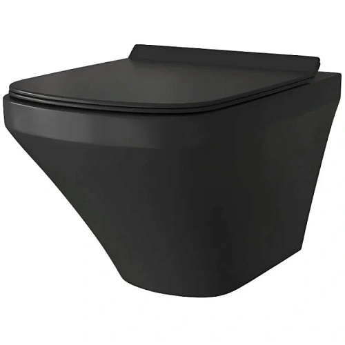 Унитаз подвесной Grossman черный - фото 2