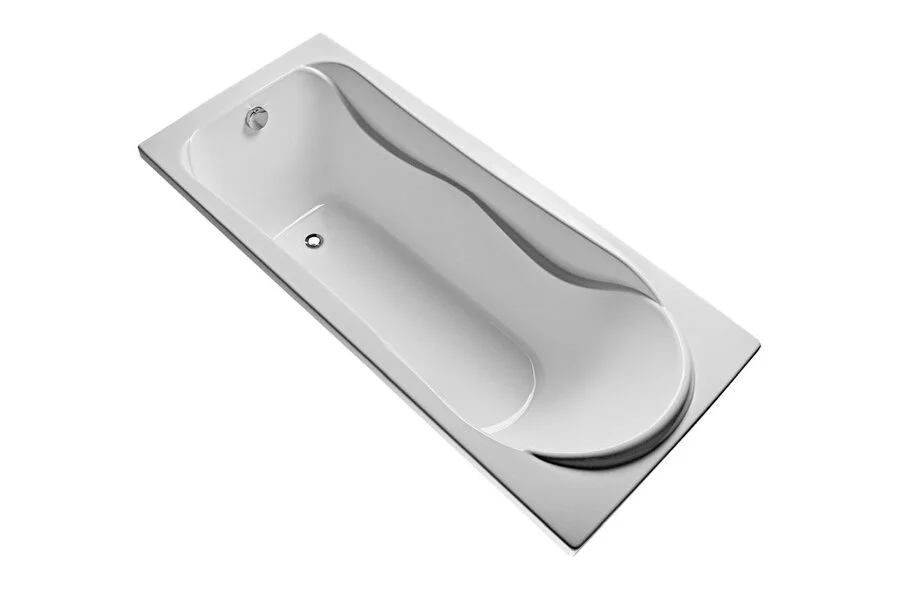 Акриловая ванна Eurolux Akra E1016070002, 160 х 70 см, белая (детальная фотография), 160х70