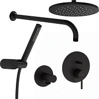 Душевой комплект VitrA Origin с внутренней частью, матовый черный
