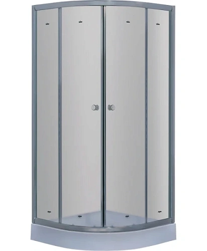 Душевой уголок Timo 100х100 см стекло матовое - фото 2