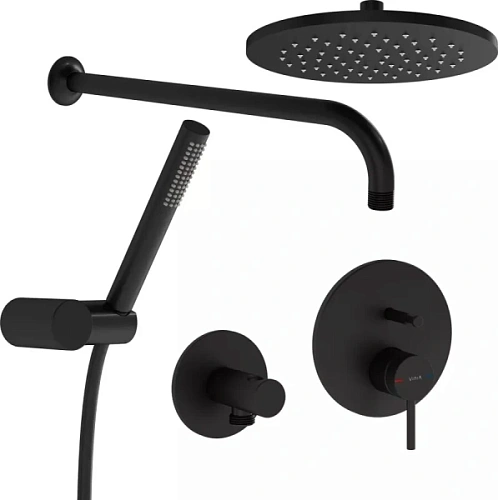 Душевой комплект VitrA Origin с внутренней частью, матовый черный - фото 2