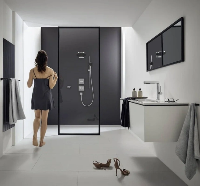 Душевой гарнитур Hansgrohe Pulsify хром 24401000 (детальная фотография), современные, hi-tech