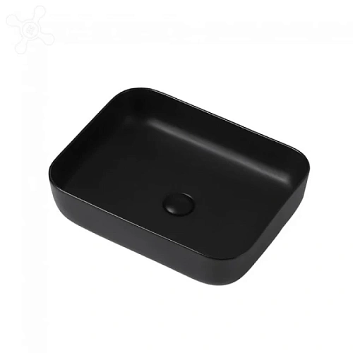 Раковина Abber Rechteck 50 см черная матовая - фото 4