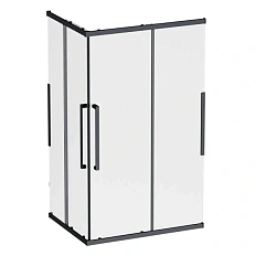 Душевой уголок Am.Pm Func 120x90 см профиль черный, стекло прозрачное