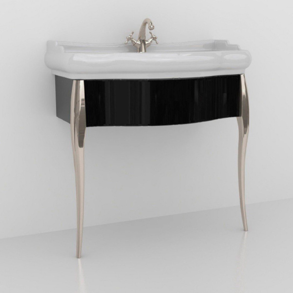 Раковина консоль Kerasan Retro 10470 73 см напольная (детальная фотография), пристенные