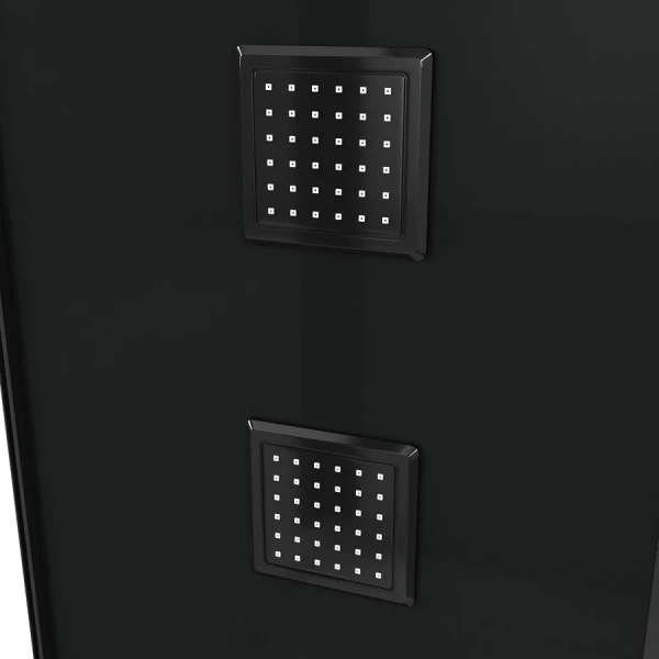 Душевая кабина Grossman 120x90 см левосторонняя GR227L (детальная фотография), стеклянные, прозрачные