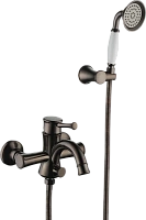 Смеситель для ванной Lemark Peretto с монолитным изливом