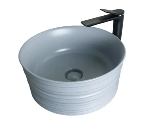 Раковина GID Esfera Gm969 41 см серая - фото 1