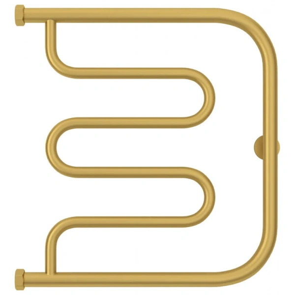 Полотенцесушитель водяной Сунержа Лира+ 50х50 см матовое золото 032-4011-5050 (детальная фотография)