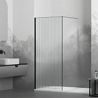 Душевая перегородка RGW Walk In WA-08B 70 см профиль черный