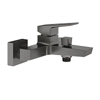 Смеситель для ванны и душа Aqueduto Claro CLA0645, цвет вороненая сталь, gunmetal