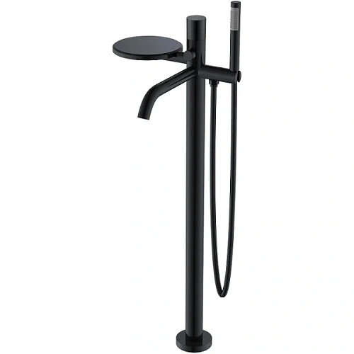 Смеситель для ванны Boheme Stick черный матовый - фото 2