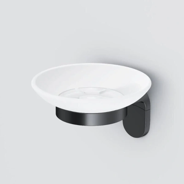 Мыльница Am.Pm X-Joy стеклянная A8434222 (детальная фотография), настенные