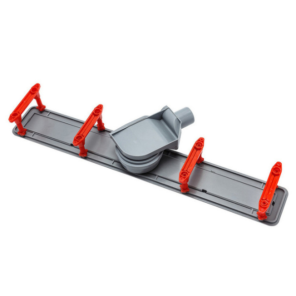 Линейный трап, двухсторонний, Pestan Confluo Premium Line 750 (детальная фотография), матовый хром, золото