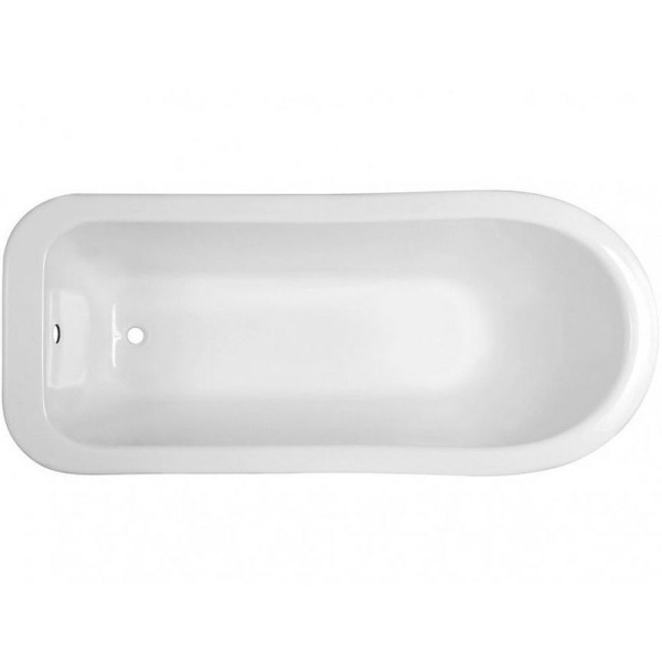 Ванна из литьевого мрамора Эстет Царская 170x73 см белая глянцевая ФР-00000685 (детальная фотография), литьевой мрамор