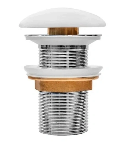 Донный клапан IDDIS Optima Home белый матовый - фото 5