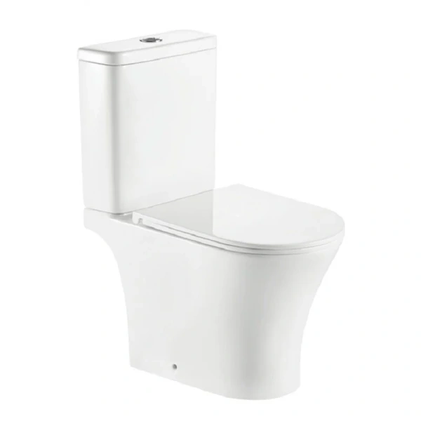 Унитаз компакт SantiLine безободковый SL-5010 (детальная фотография)