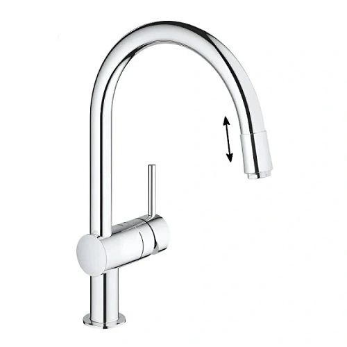 Смеситель для кухни, хром, Grohe Minta 32918000 - фото 1