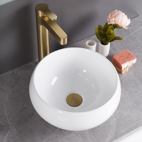 Раковина BelBagno 30 см накладная BB1114 (детальная фотография), керамические