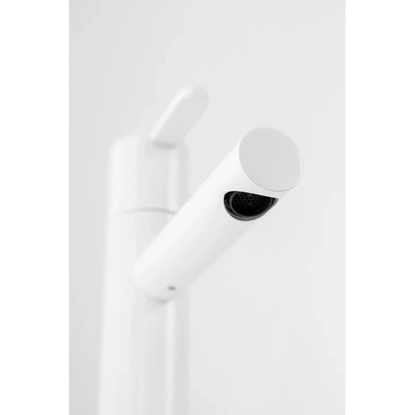 Смеситель для раковины Cezares Leaf-LSM1 однорычажный (детальная фотография), современные, hi-tech