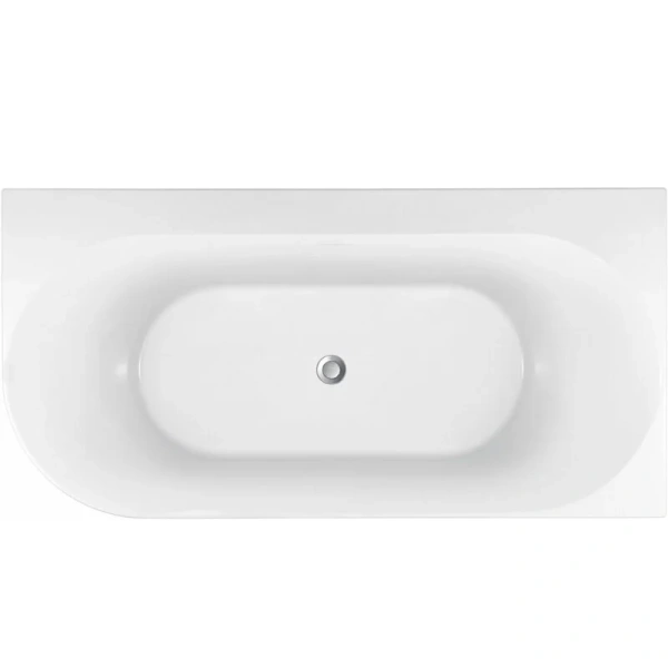 Ванна акриловая Allen Brau Priority 4, 170 х 78 см, слив-перелив в комплекте, правосторонняя, белая матовая, 139778B-MW Matt White, 2.31004.21B (детальная фотография)