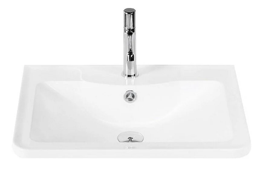 Раковина мебельная BelBagno 60 см из литьевого мрамора BB600/455-LV-MR-ALR (детальная фотография)