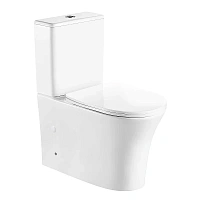 Унитаз компакт Azario Anteo Round белый