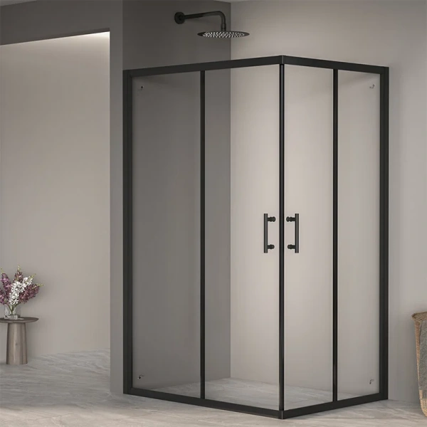 Душевой уголок RGW Passage PA-146B 100х80 см профиль черный 020814680-14 (детальная фотография)