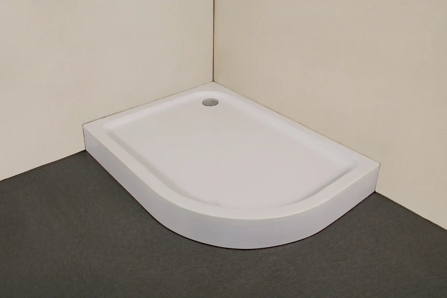 Душевой поддон Grossman GR-119212020 120х80 см асимметричный (детальная фотография), недорогие