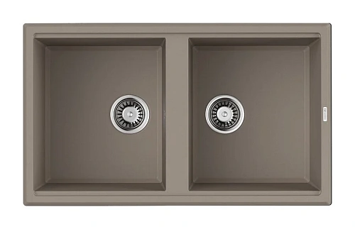 Мойка для кухни Omoikiri Tedori 86-2-SA 86 см бежевая - фото 8