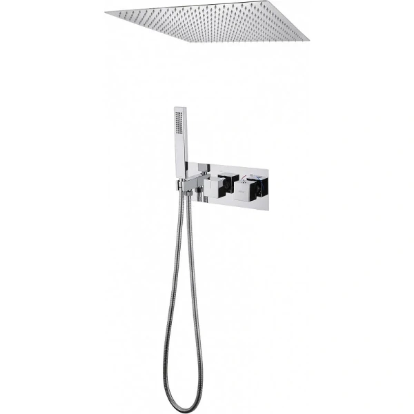 Душевой комплект Abber Daheim хром AF8255 (детальная фотография)