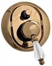 Смеситель для душа Cezares Vintage бронза, ручка Swarovski VINTAGE-VDIM-02-Sw (детальная фотография)