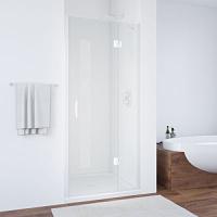 Душевая дверь профиль белый стекло прозрачное Vegas-glass